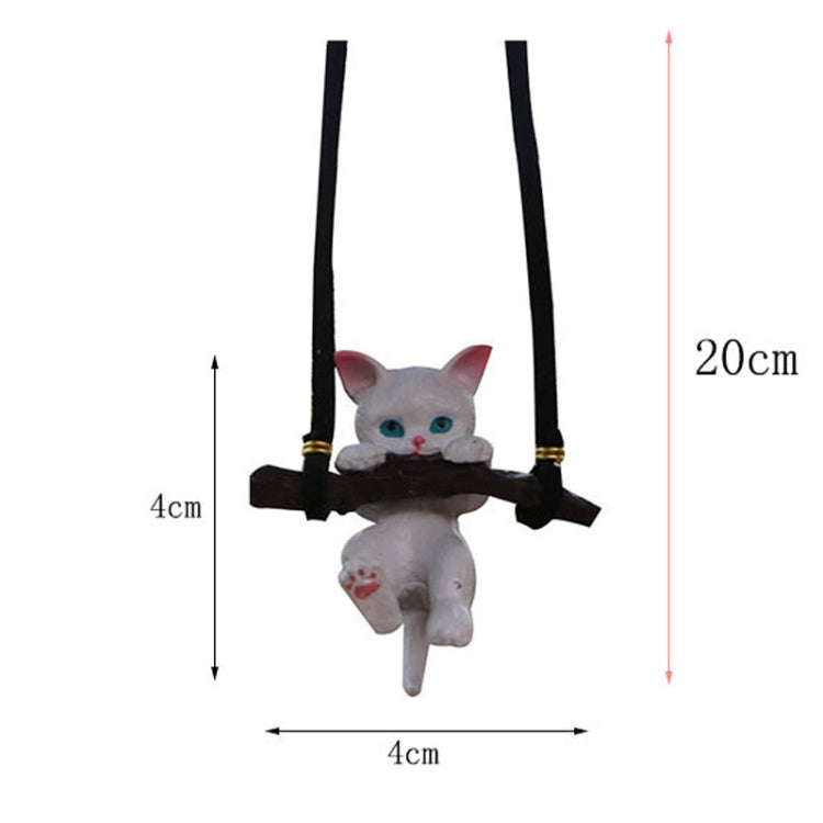 2 PCS Car Pendant Car Decoration Cat Pendant(Branches Cat) by buy2fix