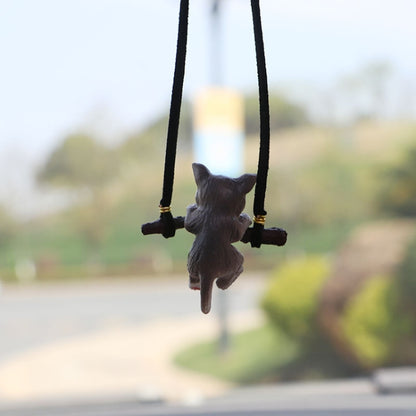 2 PCS Car Pendant Car Decoration Cat Pendant(Branches Cat) by buy2fix