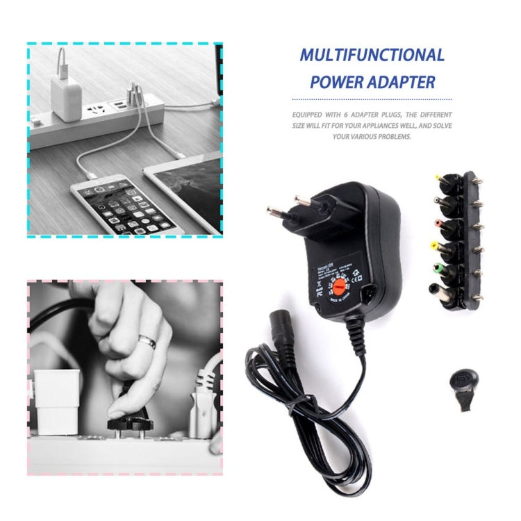 C5 3-12V 12W Adjustable Voltage Regulated Switch Power Supply Power Adapter Multifunction Charger With DC Tips(US Plug) - AC Adapers by buy2fix | Online Shopping UK | buy2fix