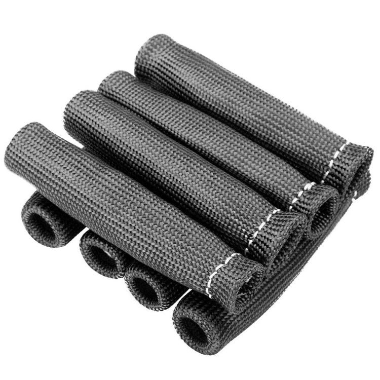 8 PCS / Set High-Temperature Car Spark Plug Protective Cover Spark Plug Heat Shield(Black) by buy2fix