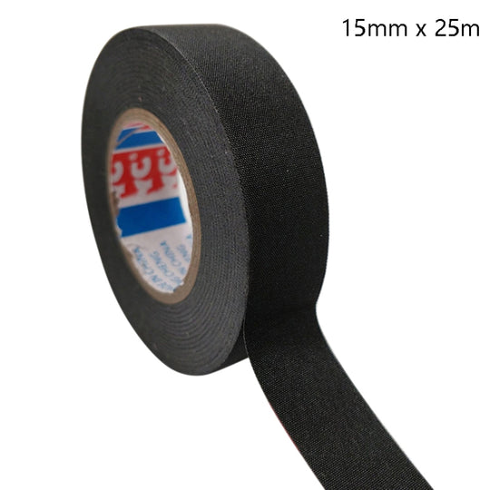Automotive Wiring Harness Flannel Tape High Temperature Resistant And Waterproof Wire And Cable Insulation Tape, Size: 15mm x 25m