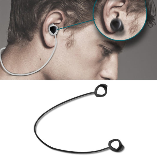 3 PCS Bluetooth Headphone Sports Silicone Anti-Lost Rope For Samsung GALAXLBuds 1 / 2(Black) - Anti-lost & Holder by buy2fix | Online Shopping UK | buy2fix