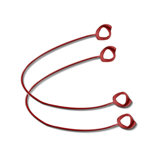 3 PCS Bluetooth Headphone Sports Silicone Anti-Lost Rope For Samsung GALAXLBuds 1 / 2(Red) - Anti-lost & Holder by buy2fix | Online Shopping UK | buy2fix