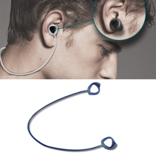 3 PCS Bluetooth Headphone Sports Silicone Anti-Lost Rope For Samsung GALAXLBuds 1 / 2(Blue) - Anti-lost & Holder by buy2fix | Online Shopping UK | buy2fix