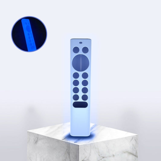 2 PCS Y7 Remote Control Silicone Protective Cover For NVIDIA Shield TV Pro/4K HDR(Luminous Blue) by buy2fix