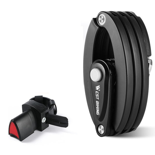 WEST BIKING Bicycle Folding Anti-Theft Code Lock Portable Chain Lock(YP0705067) by WEST BIKING