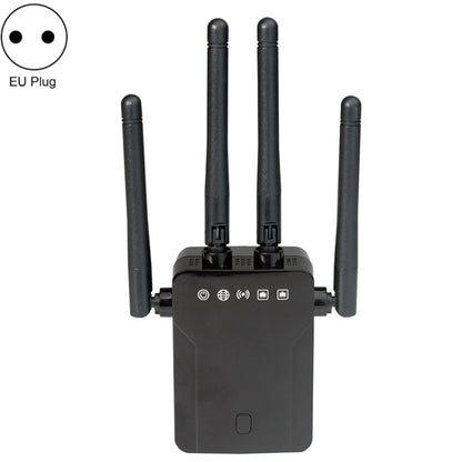 M-95B 300M Repeater WiFi Booster Wireless Signal Expansion Amplifier(Black - EU Plug) by buy2fix