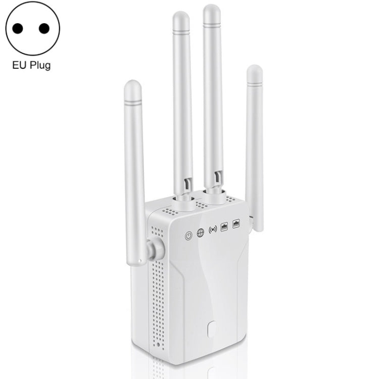 M-95B 300M Repeater WiFi Booster Wireless Signal Expansion Amplifier(White - EU Plug) - Broadband Amplifiers by buy2fix | Online Shopping UK | buy2fix