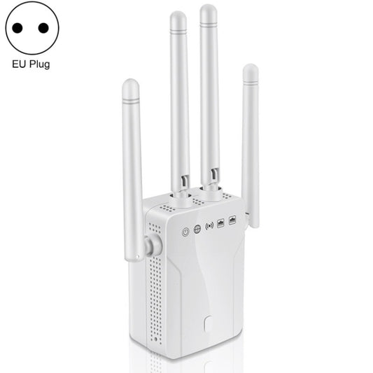 M-95B 300M Repeater WiFi Booster Wireless Signal Expansion Amplifier(White - EU Plug) - Broadband Amplifiers by buy2fix | Online Shopping UK | buy2fix