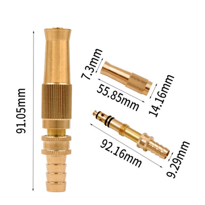 3 PCS Car Wash High Pressure Copper Straight Sprinkler House Garden Wishing Ground Sprinkler, Specification: Tower - Car washing supplies by buy2fix | Online Shopping UK | buy2fix