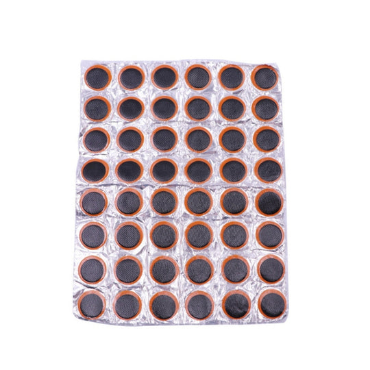 48pcs /Sheet Car Vacuum Tire Film Bicycle Motorcycle Tire Repair Film, Style: Round
