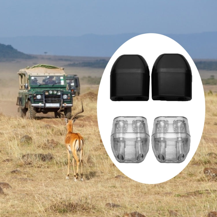 3 Pairs Hidden Animal Drive Car ABS Animal Alarm(Black) - Others by buy2fix | Online Shopping UK | buy2fix
