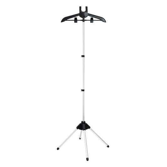 1.6m 3 in 1 Hanging Ironing Bracket Hanger Telescopic Metal Rod Mount(Black Hanger) - Garment Steamer by buy2fix | Online Shopping UK | buy2fix