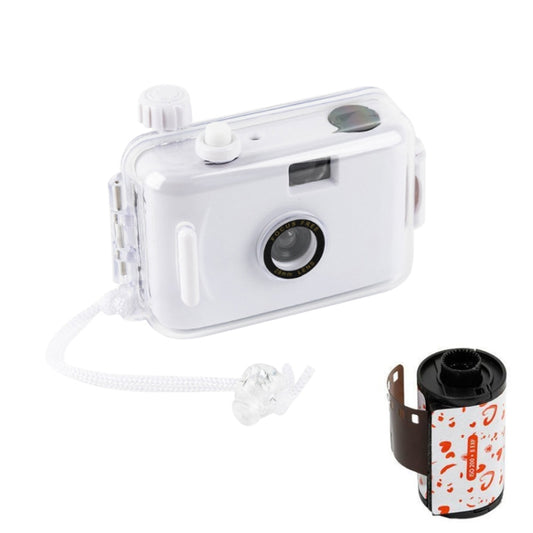 Cute Retro Film Waterproof Shockproof Camera With Disposable Film(All White Shell) - Children Cameras by buy2fix | Online Shopping UK | buy2fix