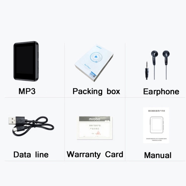 Touch Version 1.77 Inch Novel Reading MP3 E-book, Specification:Without Bluetooth(16GB) - MP3 Player by buy2fix | Online Shopping UK | buy2fix