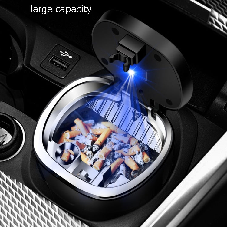 2 PCS Car Ashtray With Cover Hanging Invisible With LED Light Car Ashtray(Board) by buy2fix