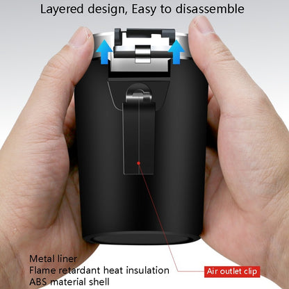 2 PCS Car Ashtray With Cover Hanging Invisible With LED Light Car Ashtray(Board) by buy2fix