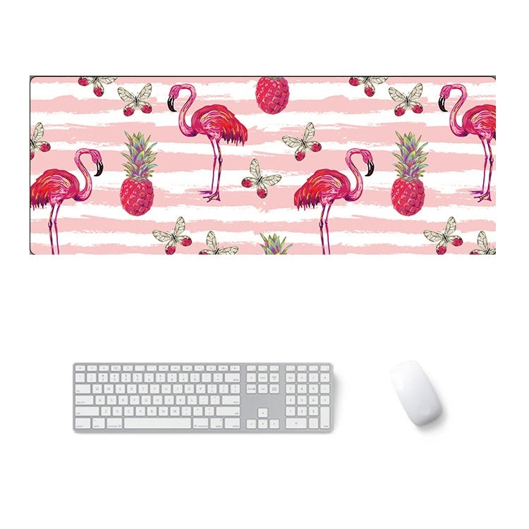 800x300x2mm Office Learning Rubber Mouse Pad Table Mat(1 Flamingo) by buy2fix