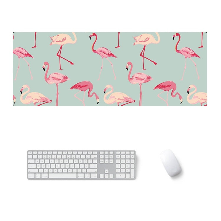 800x300x2mm Office Learning Rubber Mouse Pad Table Mat(5 Flamingo) by buy2fix