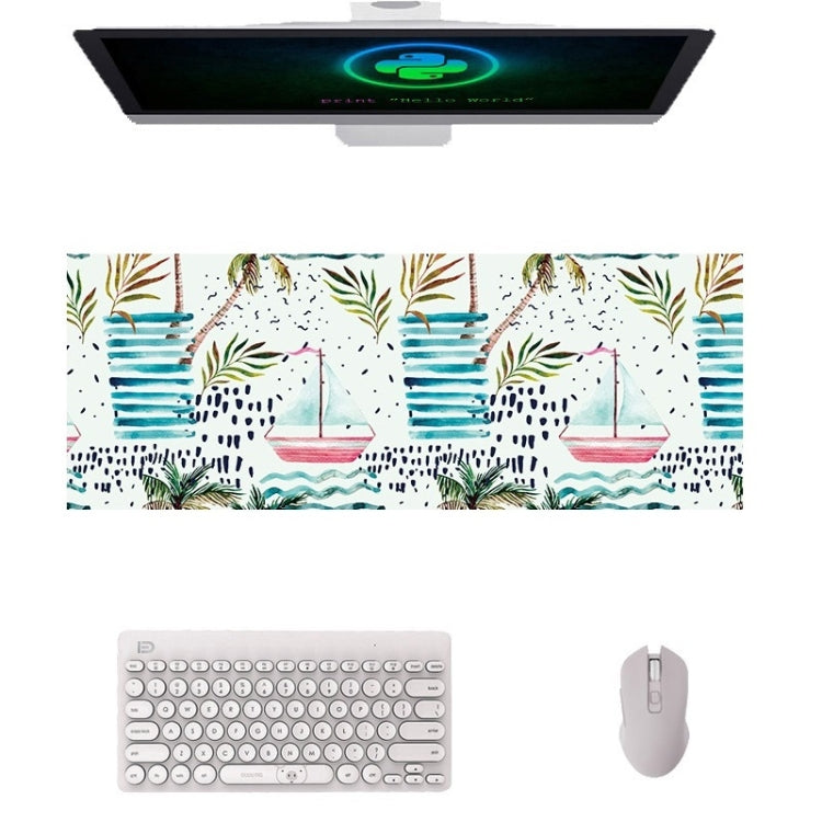 800x300x4mm Office Learning Rubber Mouse Pad Table Mat(13 Tropical Rainforest) by buy2fix