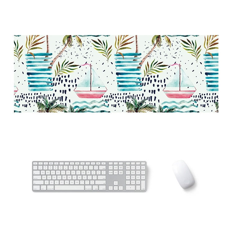 900x400x3mm Office Learning Rubber Mouse Pad Table Mat(14 Tropical Rainforest) by buy2fix