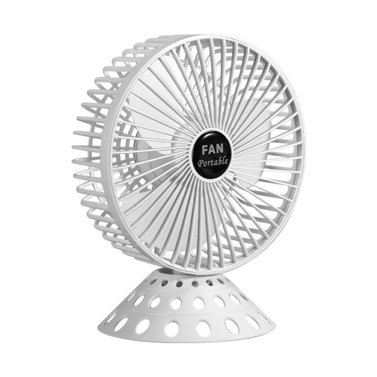 USB Desktop Fan Mini Home Dormitory Portable Fan, Colour: 6 Inch (White) - Electric Fans by buy2fix | Online Shopping UK | buy2fix