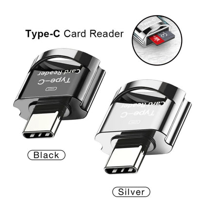 C10 TYPE-C Interface Mobile Phone Memory Card, Capacity: 64GB(Silver Gray) - Micro SD Card by buy2fix | Online Shopping UK | buy2fix