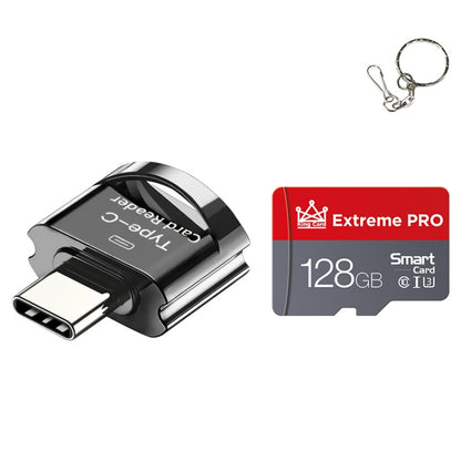 C10 TYPE-C Interface Mobile Phone Memory Card, Capacity: 128GB(Black) - Micro SD Card by buy2fix | Online Shopping UK | buy2fix