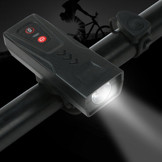 BG-1901 Bicycle USB Charging Speaker Front Lamp Multi-Function Cycling Equipment(Black)