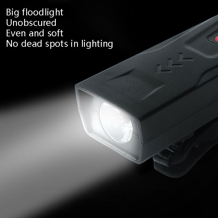 BG-1901 Bicycle USB Charging Speaker Front Lamp Multi-Function Cycling Equipment(Black) by buy2fix