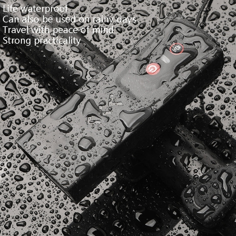 BG-1901 Bicycle USB Charging Speaker Front Lamp Multi-Function Cycling Equipment(Black) by buy2fix