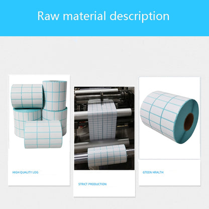 Three-Proof Thermal Paper Three-Row Bar Code Non-Adhesive Printing Paper, Size: 32 x 15mm (5000 Pieces) by buy2fix