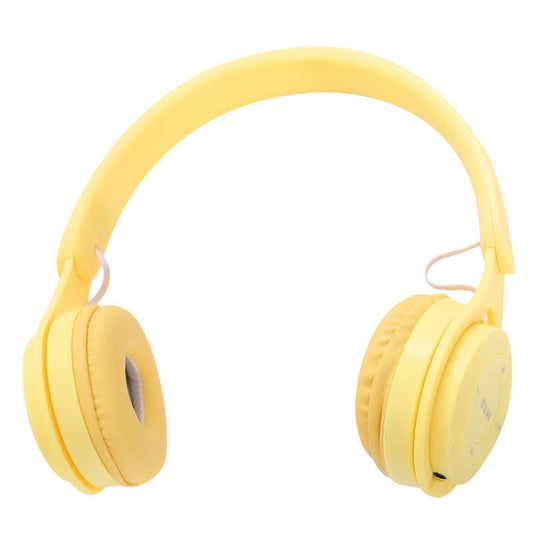 M6 Wireless Bluetooth Headset Folding Gaming Stereo Headset With Mic(Yellow) - Headset & Headphone by buy2fix | Online Shopping UK | buy2fix