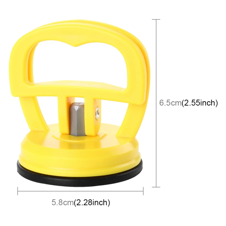 Mini Car Dent Repair Puller Suction Cup Bodywork Panel Sucker Remover Tool(Yellow) - Hand Tool Sets by buy2fix | Online Shopping UK | buy2fix