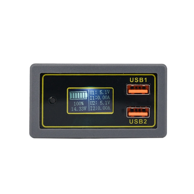 Car DC Voltage Electricity Table 12/24V Battery Lead-Acid Battery Turn 5V USB Fast Charge Display - Clocks & Car Meters by buy2fix | Online Shopping UK | buy2fix