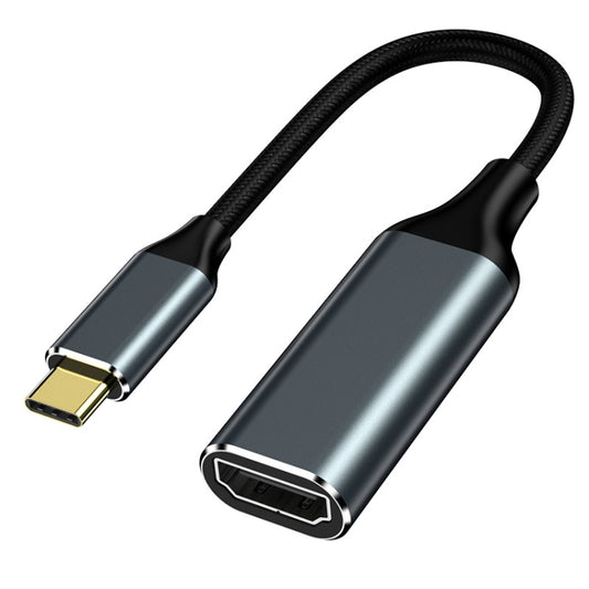 HW-TC01A USB 3.1 Type-C To HDMI Adapter Cable For Computer Phone Projectior(Black) by buy2fix