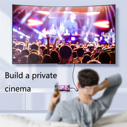 HW-TC01A USB 3.1 Type-C To HDMI Adapter Cable For Computer Phone Projectior(Silver) by buy2fix