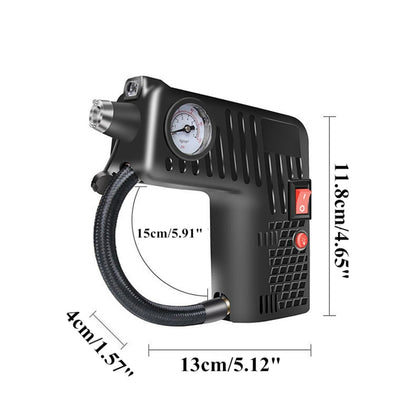 YX-301 12V Multi-Function Car Electric Portable Hand-Held Inflatable Pump(Black) - Inflatable Pump by buy2fix | Online Shopping UK | buy2fix