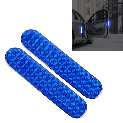 2 PCS High-brightness Laser Reflective Strip Warning Tape Decal Car Reflective Stickers Safety Mark(Blue) by buy2fix