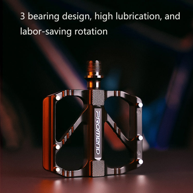 PD-R27 1 Pair PROMEND Bicycle Pedal Road Bike Aluminum Alloy Bearing Quick Release Folding Pedal by PROMEND