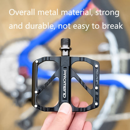 PD-R27 1 Pair PROMEND Bicycle Pedal Road Bike Aluminum Alloy Bearing Quick Release Folding Pedal by PROMEND
