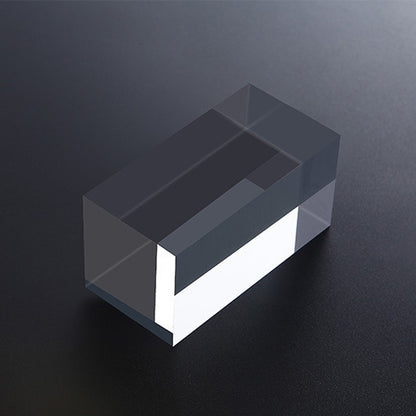 2 PCS Cube 4x4x8cm Transparent Acrylic Geometric Photo Props Photography Background Plate Ornaments - Acrylic Props by buy2fix | Online Shopping UK | buy2fix