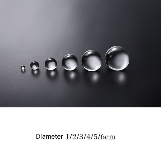 6 PCS Transparent Round Sphere  Transparent Acrylic Geometric Photo Props Photography Background Plate Ornaments - Acrylic Props by buy2fix | Online Shopping UK | buy2fix