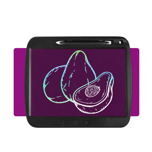 9 Inch Charging LCD Copy Writing Panel Transparent Electronic Writing Board, Specification: Colorful Lines (Black) by buy2fix