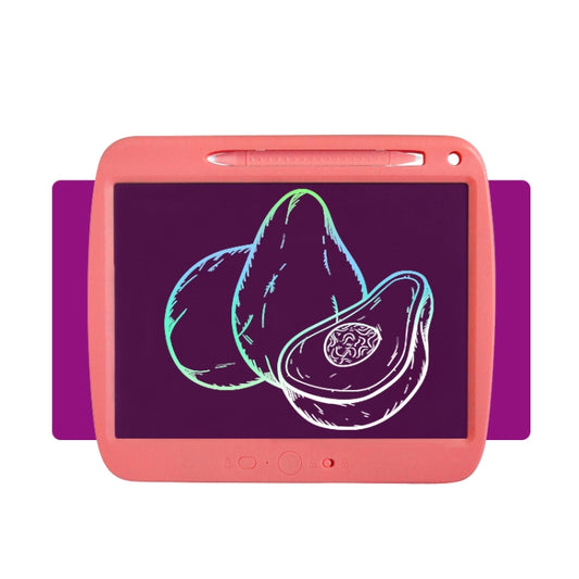 9 Inch Charging LCD Copy Writing Panel Transparent Electronic Writing Board, Specification: Colorful Lines (Pink) by buy2fix