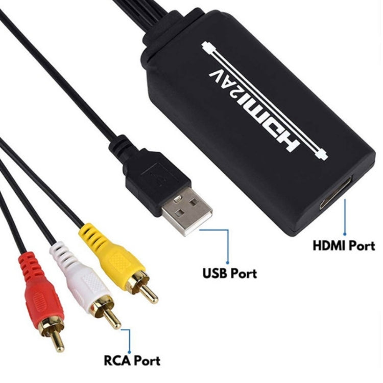 RL-HTAL1 HDMI to AV Converter Specification： Female to Male Split by buy2fix