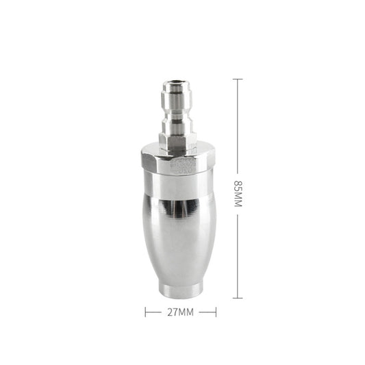 Electroplated Pure Copper Rotating Nozzle 360 Degree Fast Rotation 1/4 Quick-Insert Ceramic Spool - Car Washer & Accessories by buy2fix | Online Shopping UK | buy2fix