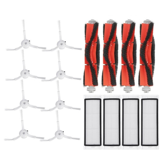 16 PCS/Set Main Brush + Side Brush + Haipa Filter For Xiaomi/Robok Sweeping Robot - For Xiaomi Accessories by buy2fix | Online Shopping UK | buy2fix
