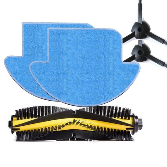 5 PCS/Set Smart Sweeper Roller Brush + Side Brush + Mop For ILIFE V7S Pro - For ILIFE Accessories by buy2fix | Online Shopping UK | buy2fix