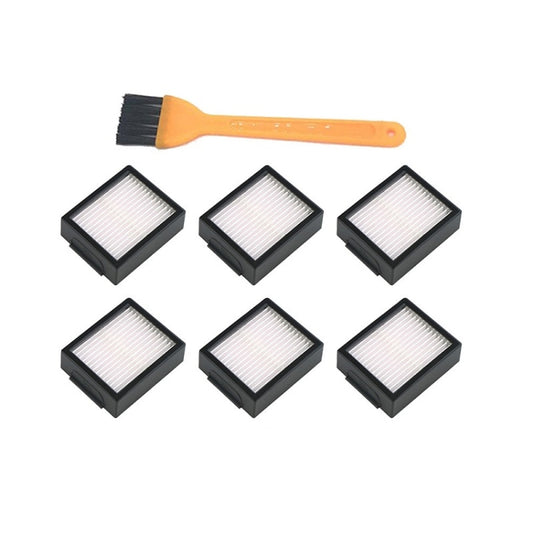 Sweeping Robot Hypa Filter For iRobot I7 I7+ E5 E6(6 Filters + Brush) - For iRobot Accessories by buy2fix | Online Shopping UK | buy2fix